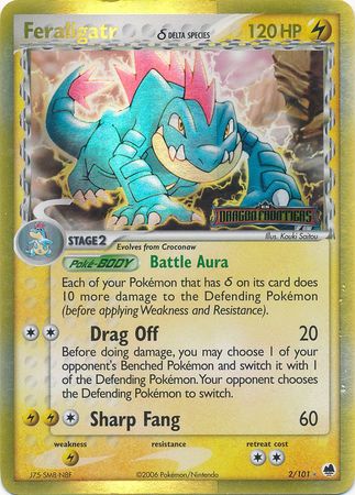 Feraligatr (2/101) (Delta Species) (Stamped) [EX: Dragon Frontiers] | All Aboard Games