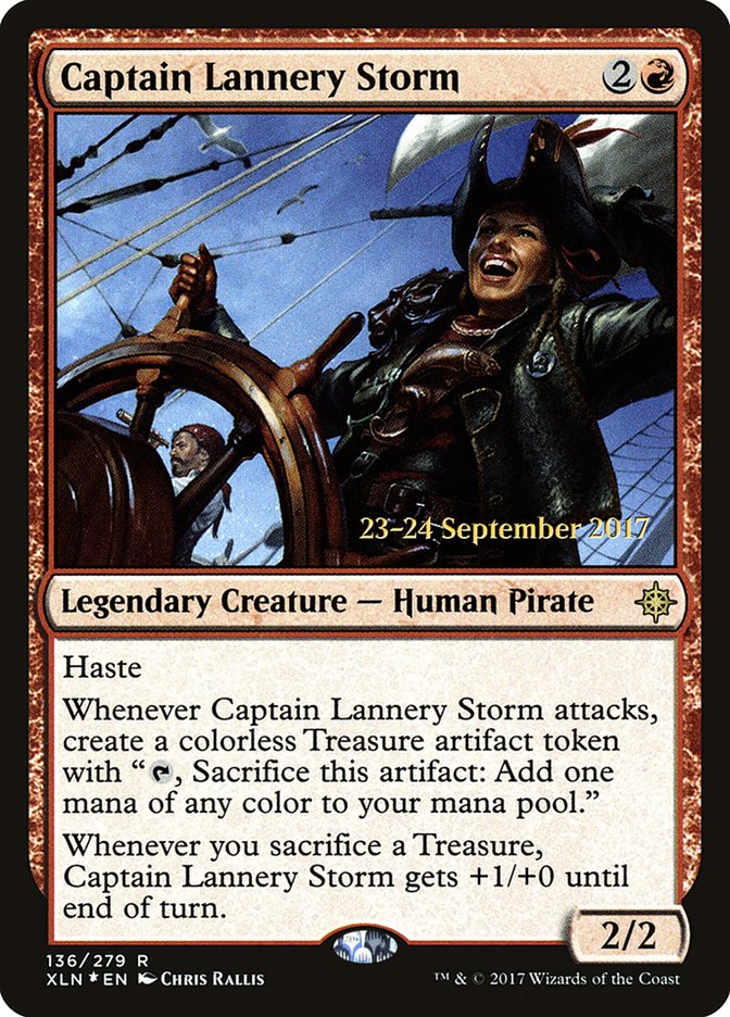 Captain Lannery Storm  [Ixalan Prerelease Promos] | All Aboard Games