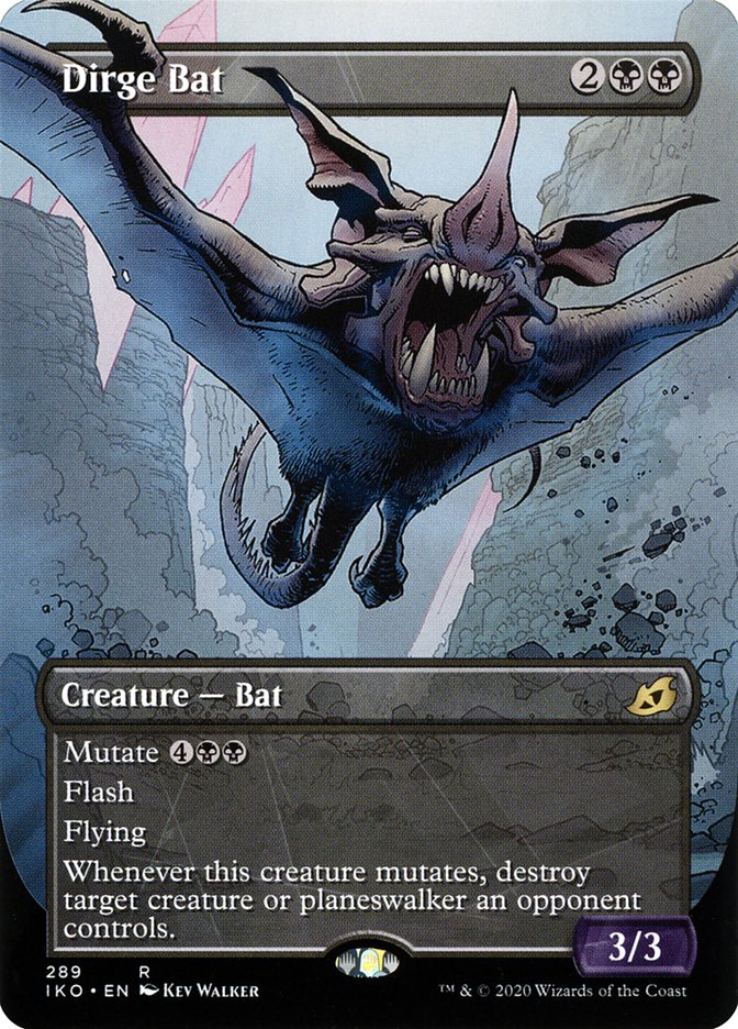 Dirge Bat (Showcase) [Ikoria: Lair of Behemoths] | All Aboard Games