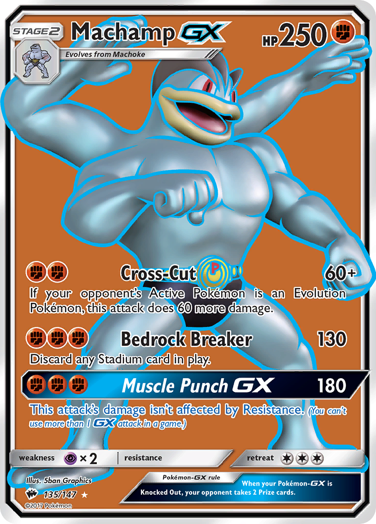 Machamp GX (135/147) [Sun & Moon: Burning Shadows] | All Aboard Games