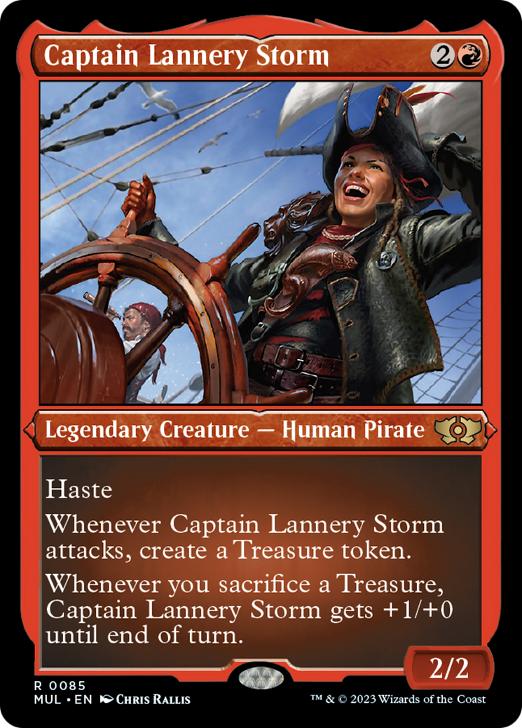 Captain Lannery Storm (Foil Etched) [Multiverse Legends] | All Aboard Games