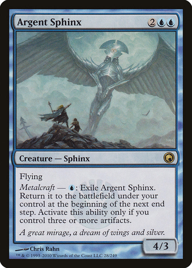 Argent Sphinx [Scars of Mirrodin] | All Aboard Games
