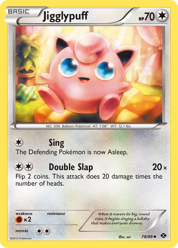 Jigglypuff (78/99) [Black & White: Next Destinies] | All Aboard Games