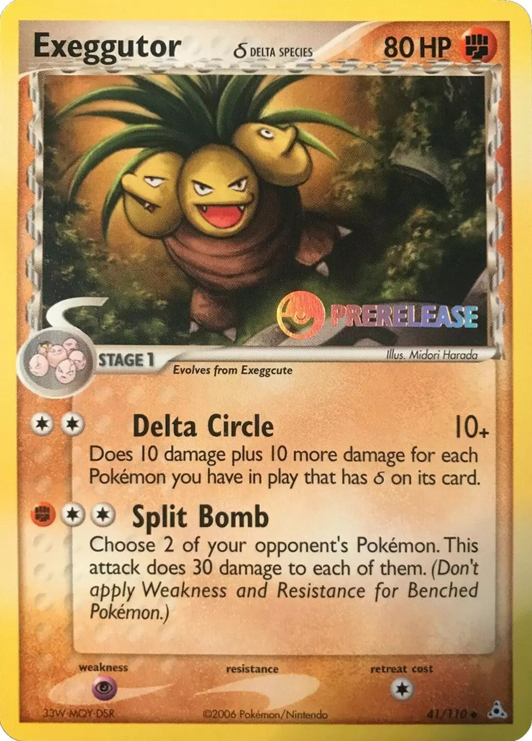 Exeggutor (41/110) (Prerelease) [EX: Holon Phantoms] | All Aboard Games