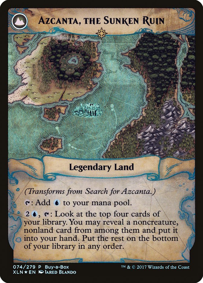 Search for Azcanta // Azcanta, the Sunken Ruin (Buy-A-Box) [Ixalan Treasure Chest] | All Aboard Games