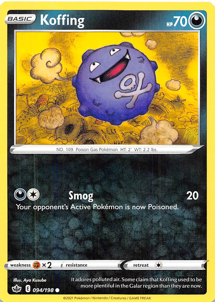 Koffing (094/198) [Sword & Shield: Chilling Reign] | All Aboard Games