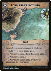 Conqueror's Galleon // Conqueror's Foothold (Buy-A-Box) [Ixalan Treasure Chest] | All Aboard Games