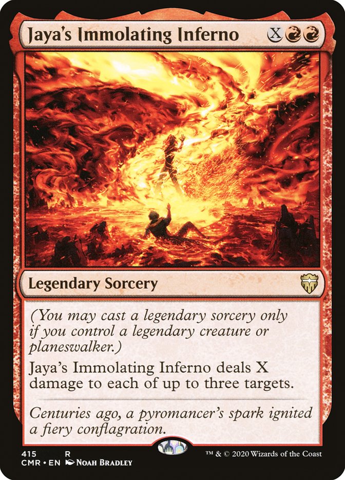 Jaya's Immolating Inferno [Commander Legends] | All Aboard Games