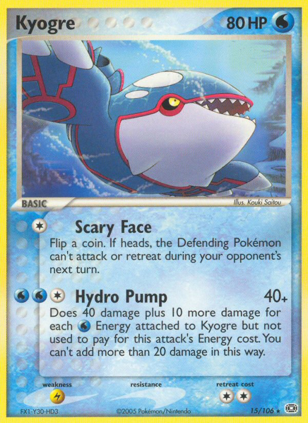 Kyogre (15/106) [EX: Emerald] | All Aboard Games