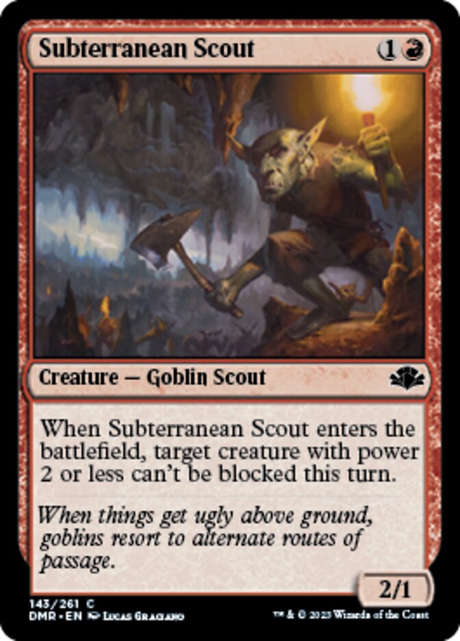 Subterranean Scout [Dominaria Remastered] | All Aboard Games
