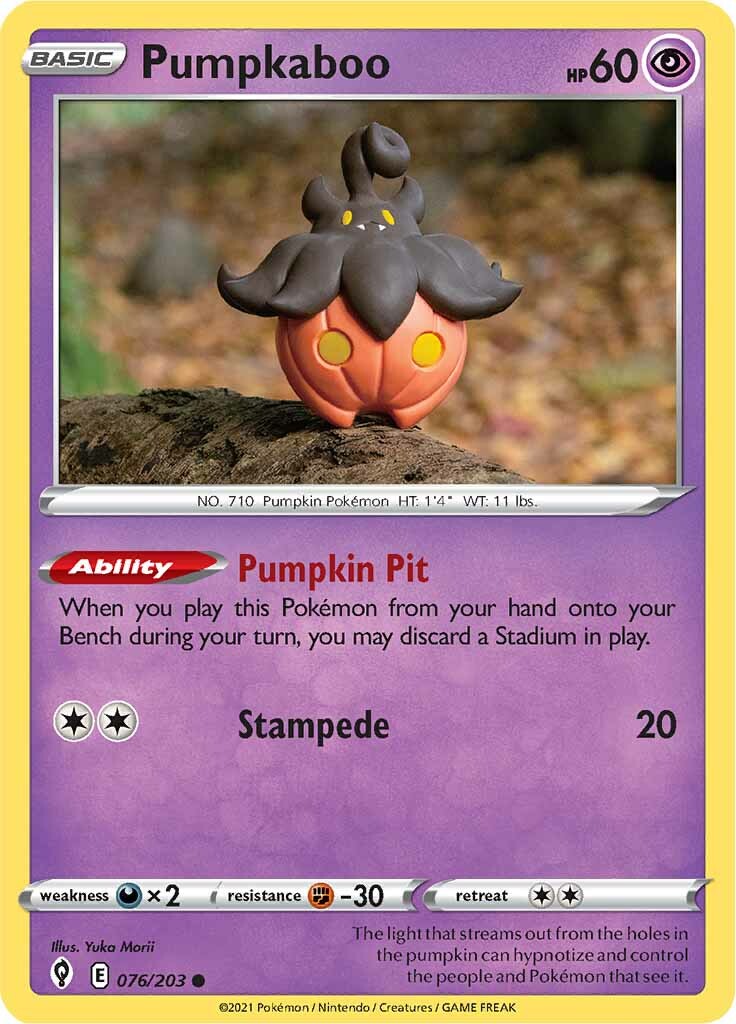 Pumpkaboo (076/203) [Sword & Shield: Evolving Skies] | All Aboard Games