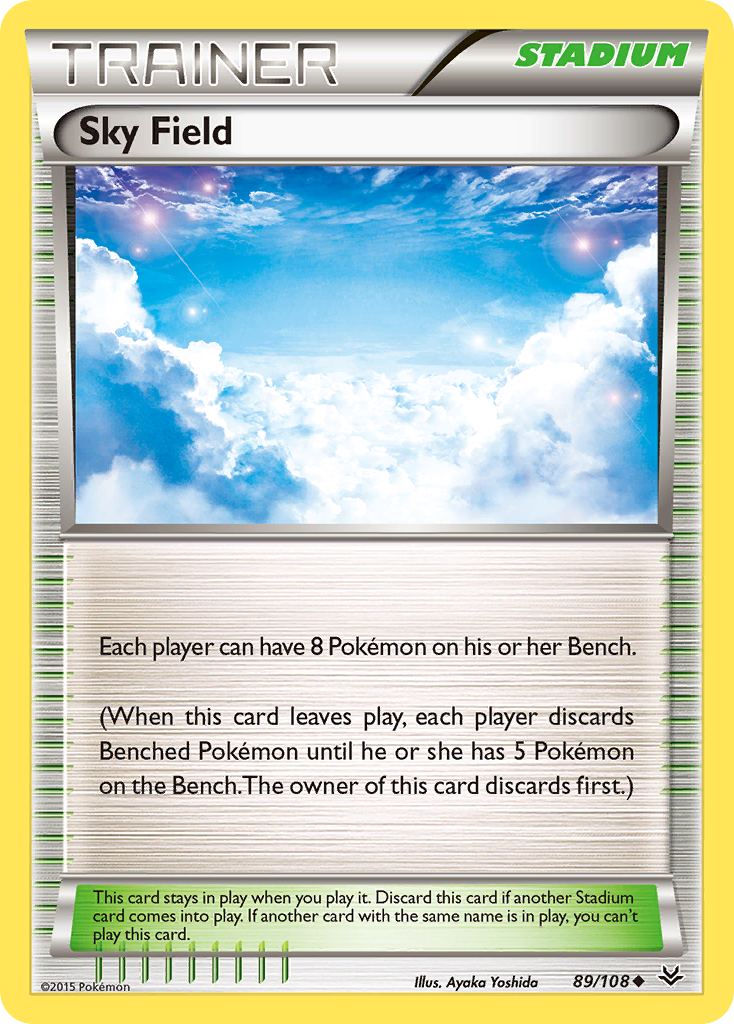 Sky Field (89/108) [XY: Roaring Skies] | All Aboard Games