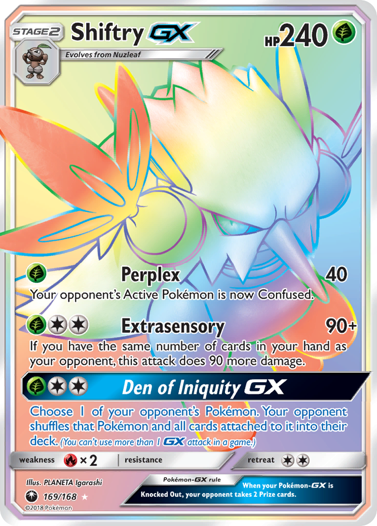 Shiftry GX (169/168) [Sun & Moon: Celestial Storm] | All Aboard Games