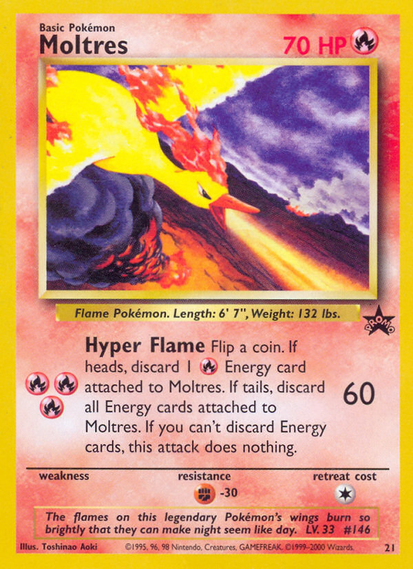 Moltres (21) [Wizards of the Coast: Black Star Promos] | All Aboard Games