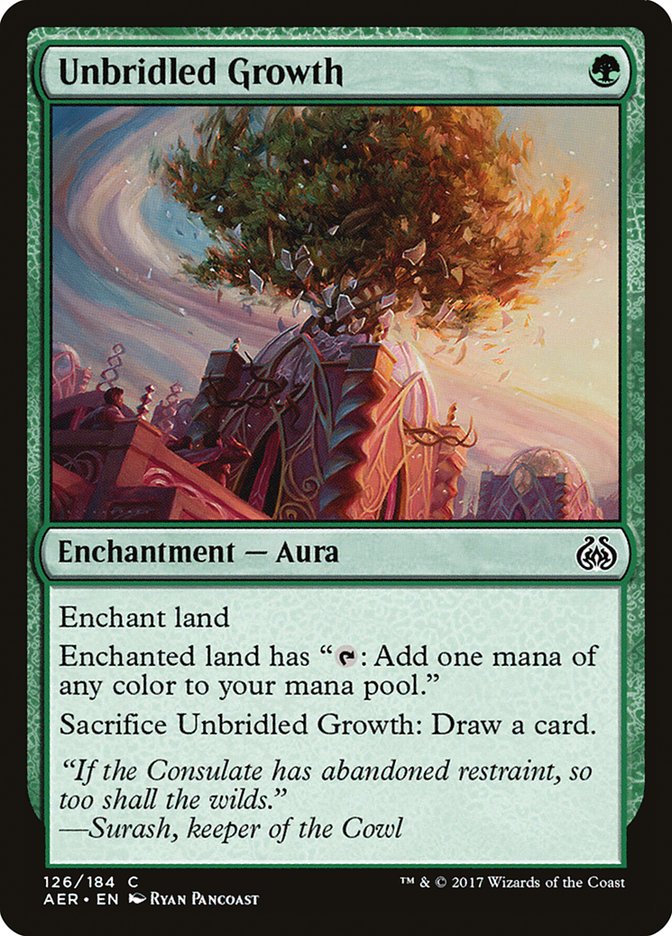 Unbridled Growth [Aether Revolt] | All Aboard Games