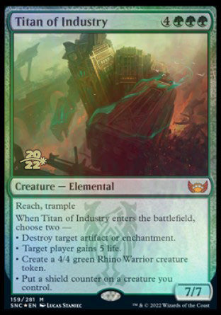 Titan of Industry [Streets of New Capenna Prerelease Promos] | All Aboard Games