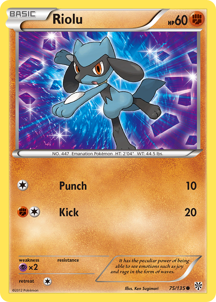 Riolu (75/135) [Black & White: Plasma Storm] | All Aboard Games