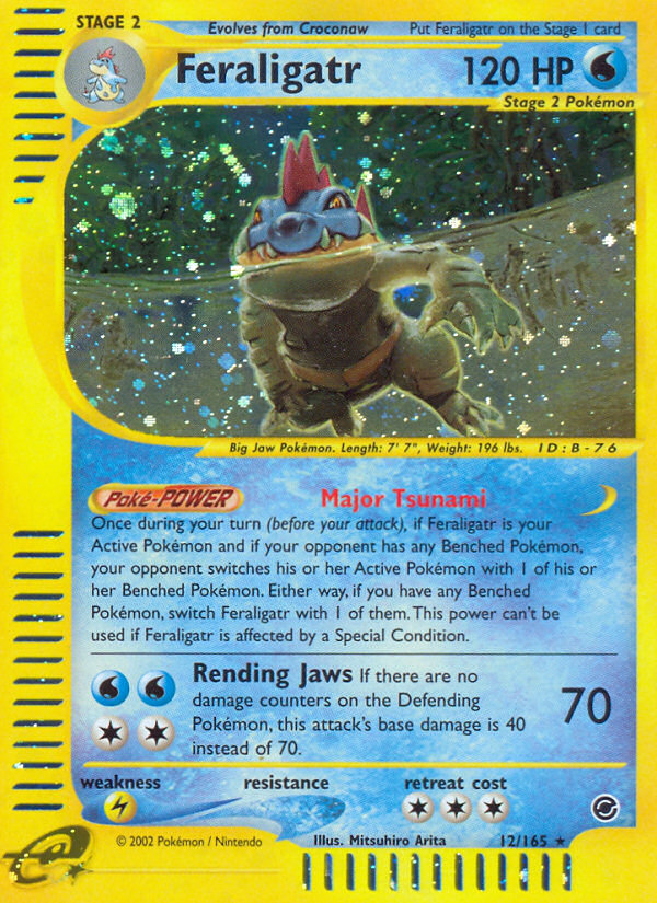 Feraligatr (12/165) [Expedition: Base Set] | All Aboard Games