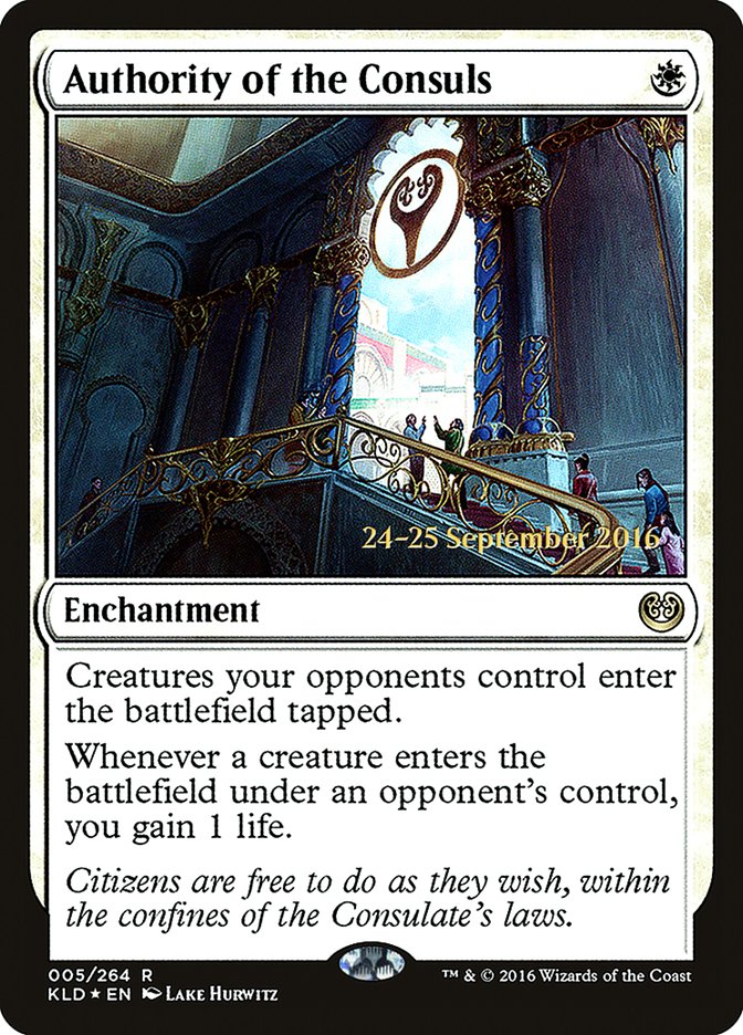 Authority of the Consuls  [Kaladesh Prerelease Promos] | All Aboard Games
