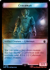 Copy // Cyberman Double-Sided Token (Surge Foil) [Doctor Who Tokens] | All Aboard Games