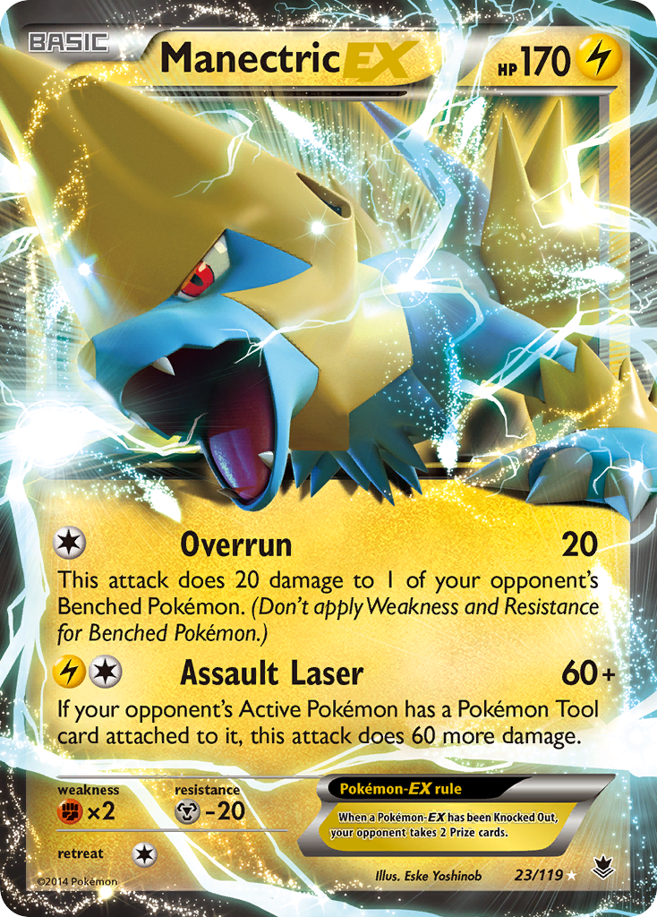 Manectric EX (23/119) [XY: Phantom Forces] | All Aboard Games