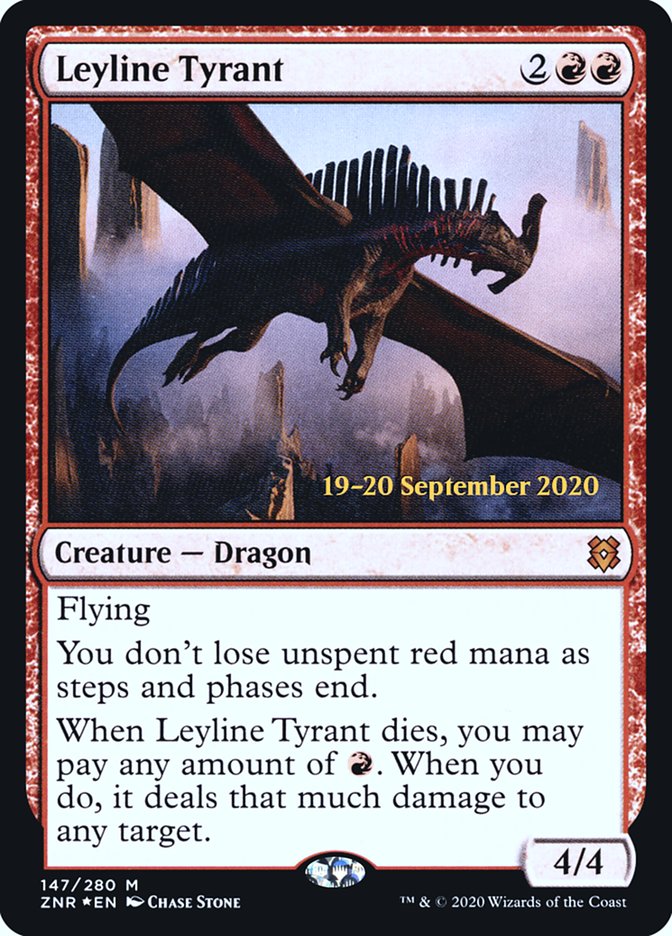 Leyline Tyrant [Zendikar Rising Prerelease Promos] | All Aboard Games