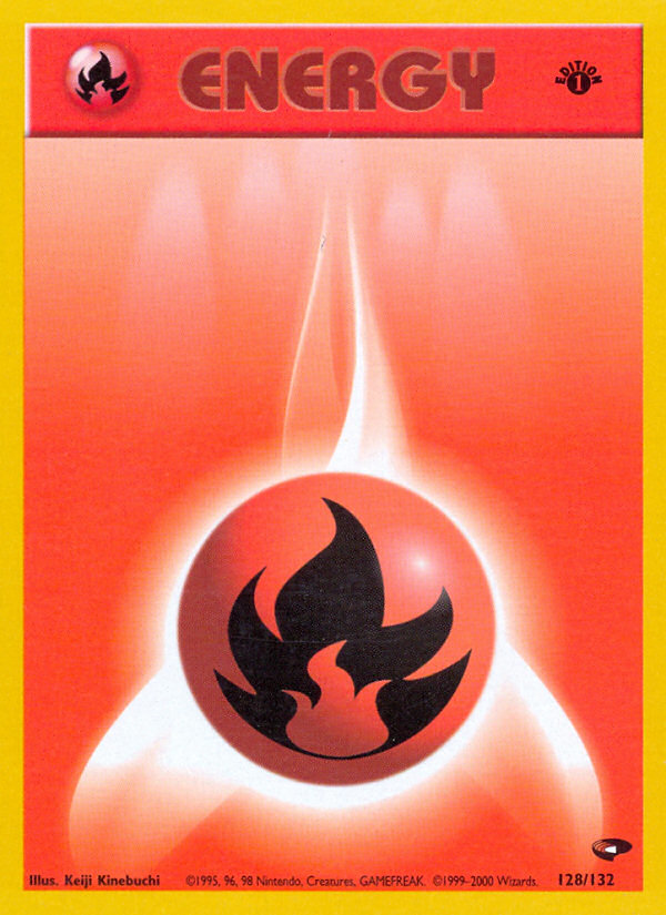 Fire Energy (128/132) [Gym Challenge 1st Edition] | All Aboard Games