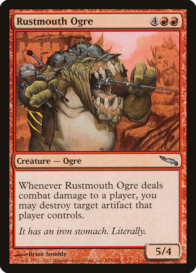 Rustmouth Ogre [Mirrodin] | All Aboard Games