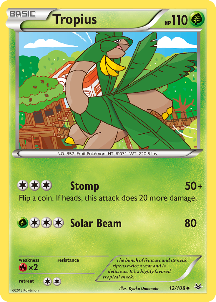 Tropius (12/108) [XY: Roaring Skies] | All Aboard Games