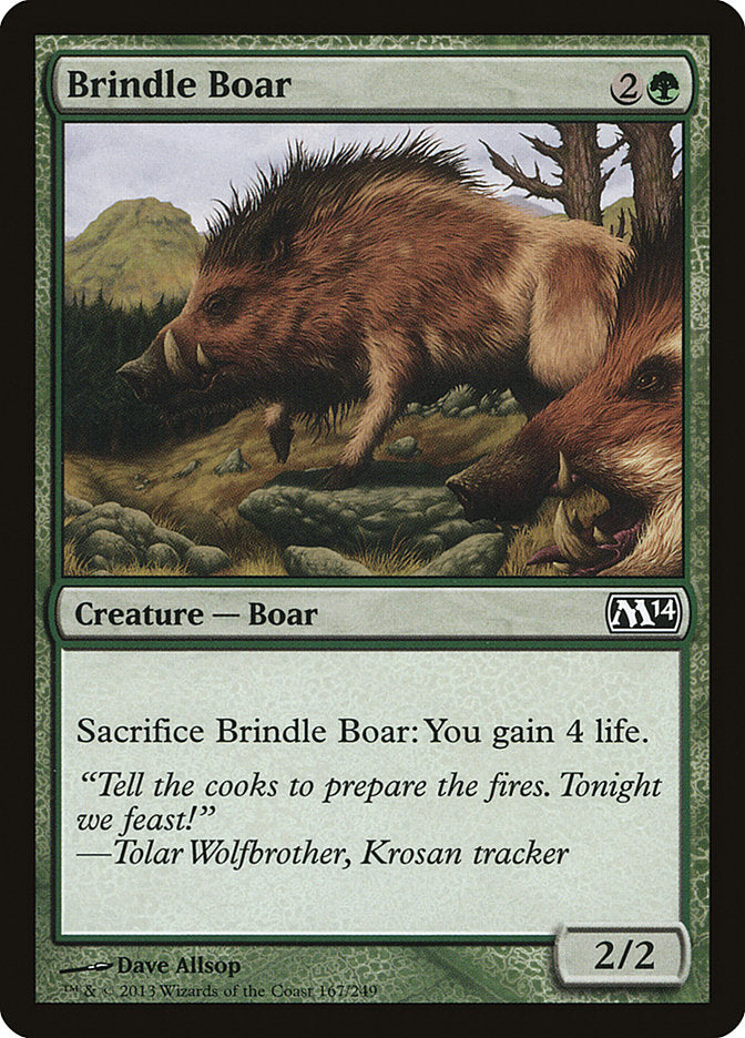 Brindle Boar [Magic 2014] | All Aboard Games