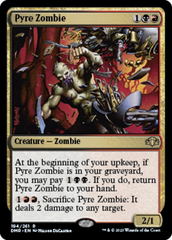 Pyre Zombie [Dominaria Remastered] | All Aboard Games