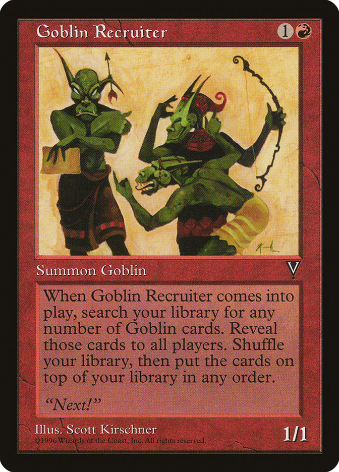 Goblin Recruiter [Visions] | All Aboard Games