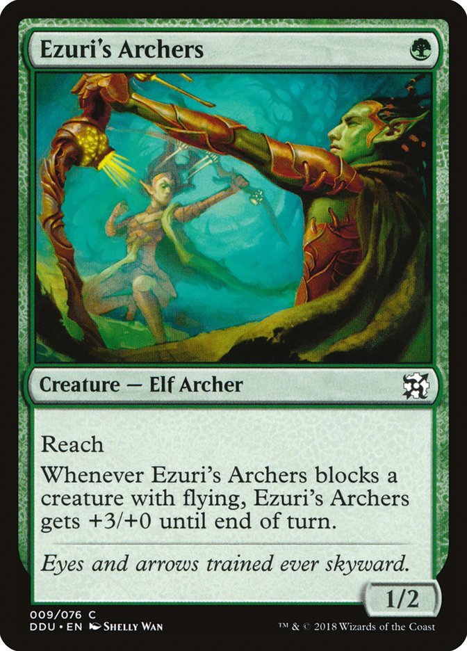 Ezuri's Archers [Duel Decks: Elves vs. Inventors] | All Aboard Games