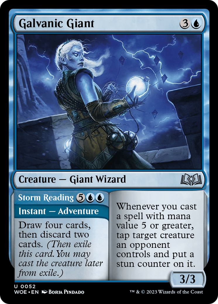 Galvanic Giant // Storm Reading [Wilds of Eldraine] | All Aboard Games