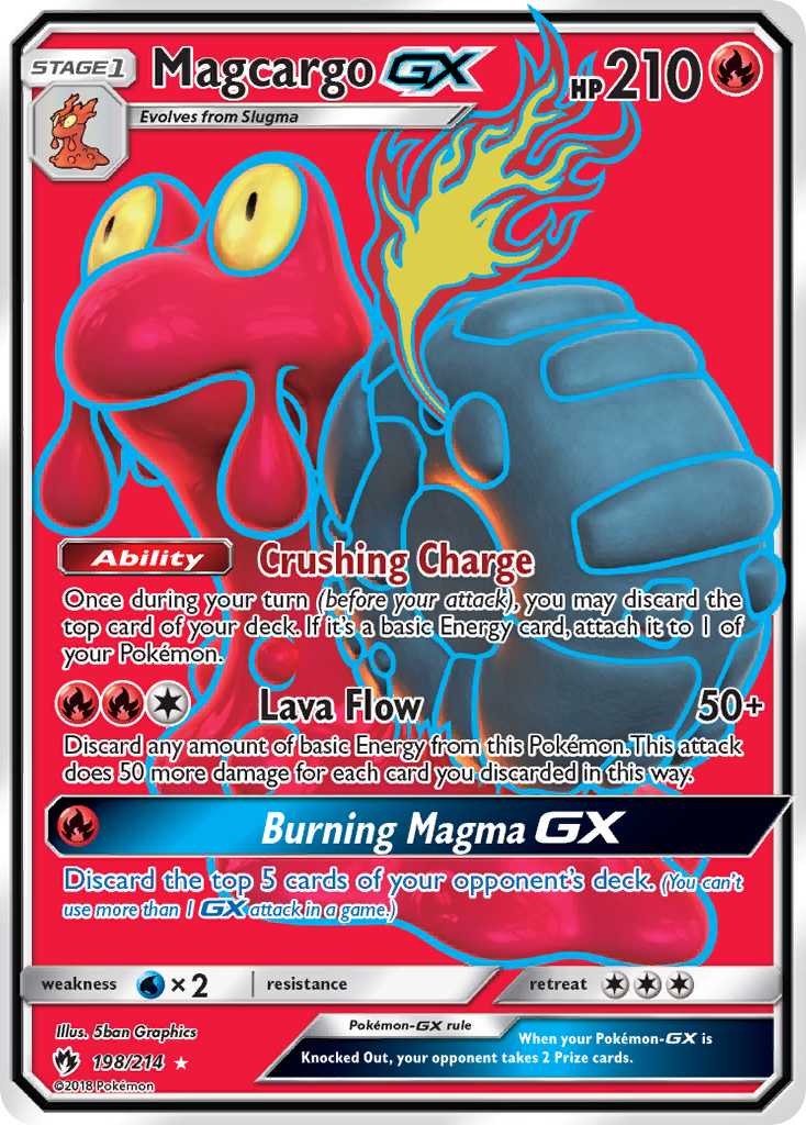 Magcargo GX (198/214) [Sun & Moon: Lost Thunder] | All Aboard Games