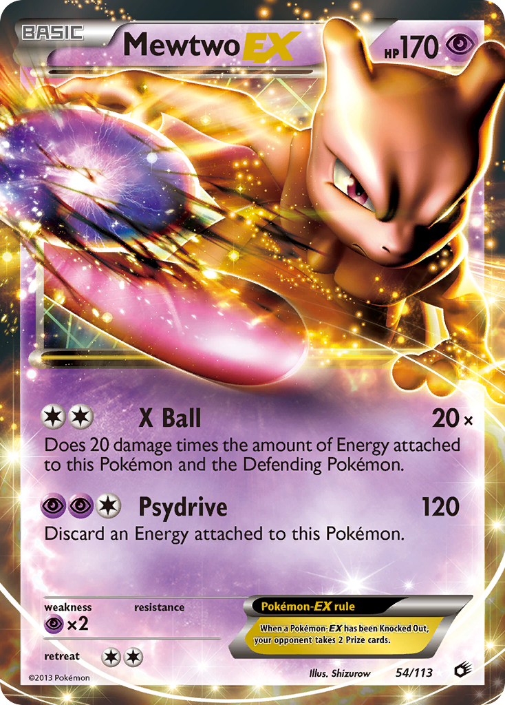 Mewtwo EX (54/113) [Black & White: Legendary Treasures] | All Aboard Games