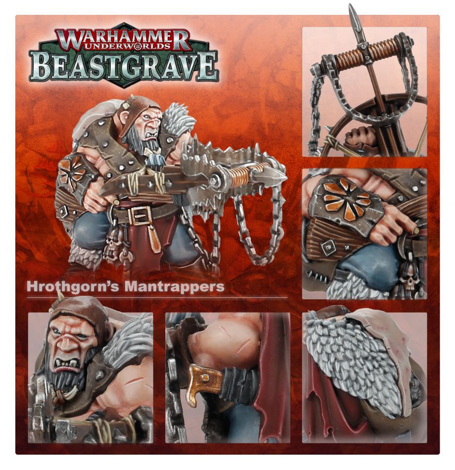 Warhammer - Underworlds: Beastgrave - Hrothgorn's Mantrappers | All Aboard Games