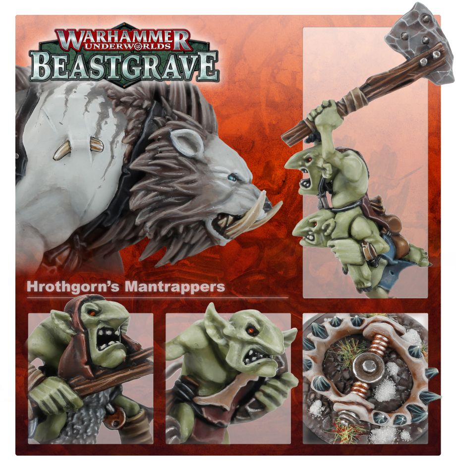 Warhammer - Underworlds: Beastgrave - Hrothgorn's Mantrappers | All Aboard Games