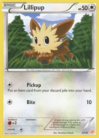 Lillipup (27/30) [Black & White: Trainer Kit - Excadrill] | All Aboard Games