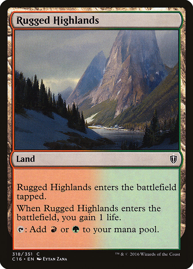 Rugged Highlands [Commander 2016] | All Aboard Games