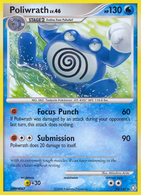 Poliwrath (35/146) [Diamond & Pearl: Legends Awakened] | All Aboard Games