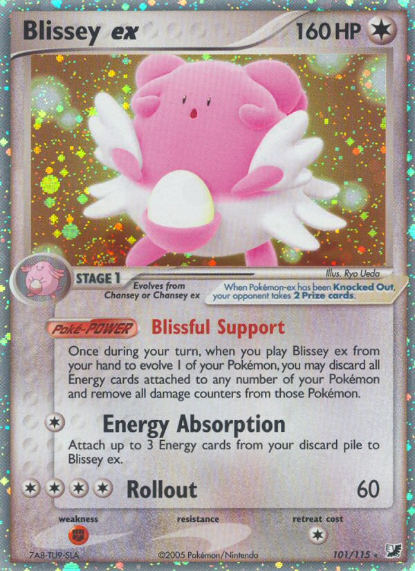 Blissey ex (101/115) [EX: Unseen Forces] | All Aboard Games
