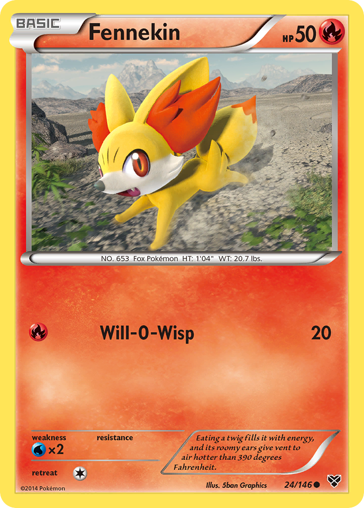 Fennekin (24/146) [XY: Base Set] | All Aboard Games