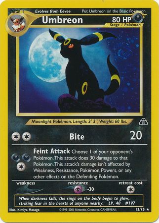 Umbreon (13/75) [Neo Discovery Unlimited] | All Aboard Games