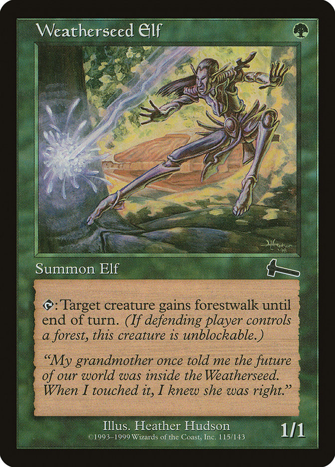 Weatherseed Elf [Urza's Legacy] | All Aboard Games