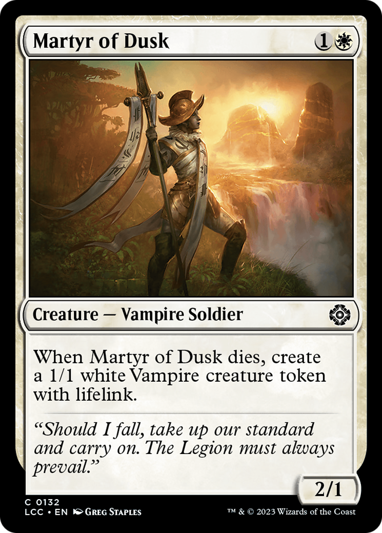 Martyr of Dusk [The Lost Caverns of Ixalan Commander] | All Aboard Games