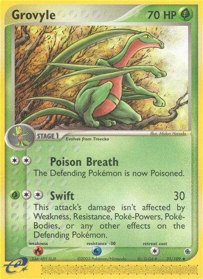 Grovyle (31/109) [EX: Ruby & Sapphire] | All Aboard Games