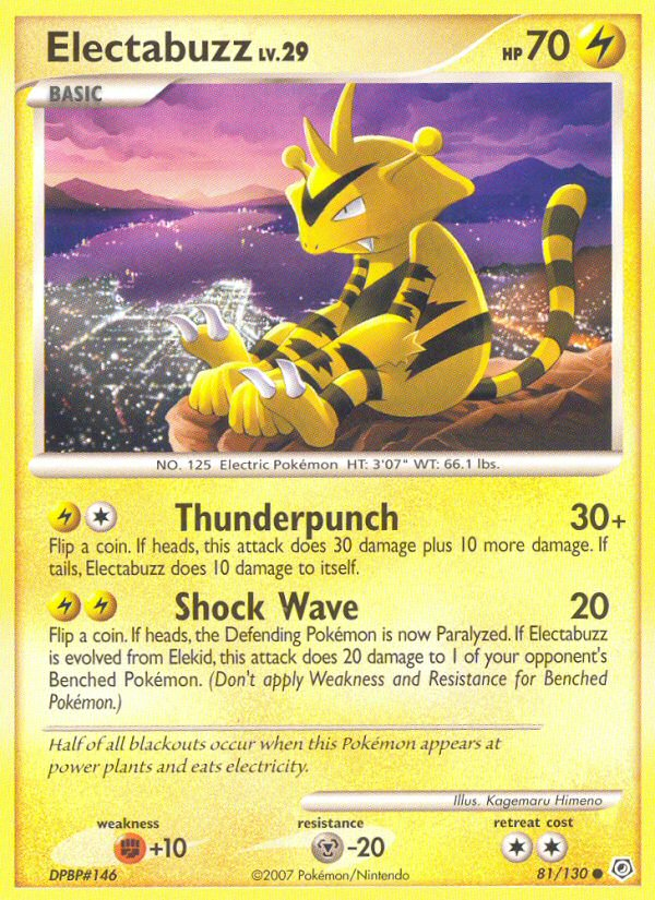 Electabuzz (81/130) [Diamond & Pearl: Base Set] | All Aboard Games