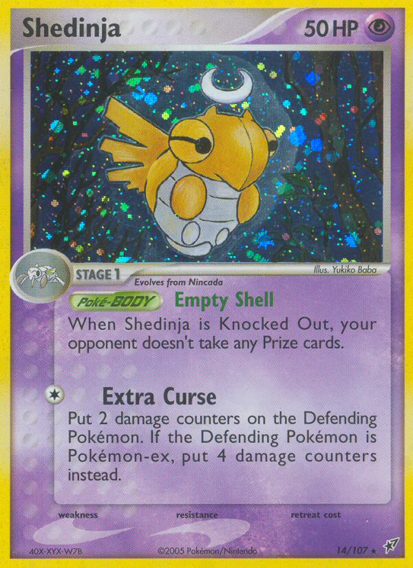 Shedinja (14/107) [EX: Deoxys] | All Aboard Games