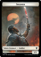 Soldier // Ogre Double-Sided Token [Murders at Karlov Manor Commander Tokens] | All Aboard Games